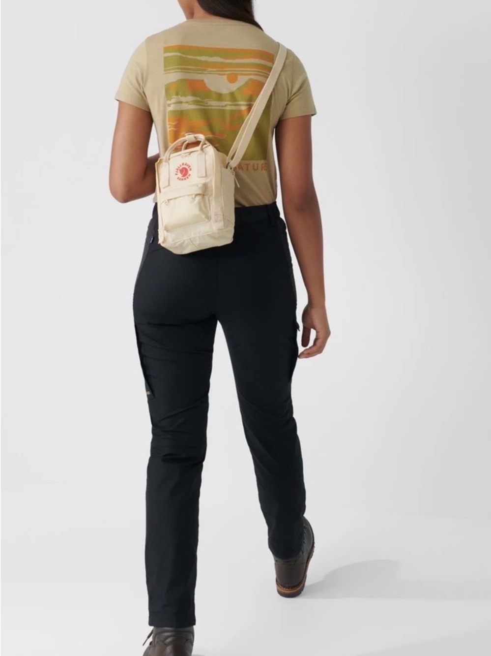 Fjallraven Bag Unisex Kanken Sling Bag Crossbody Black - Picture 5 of 15